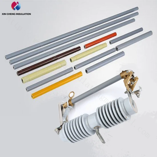 Tubo de polímero de fibra de vidrio epoxi recortado para fusibles de deserción para equipos electrónicos de fusibles de alto voltaje