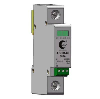 Sistema de bajo voltaje AC/DC 60-120ka 385V Dispositivo de protección contra sobretensiones SPD Pararrayos Pararrayos