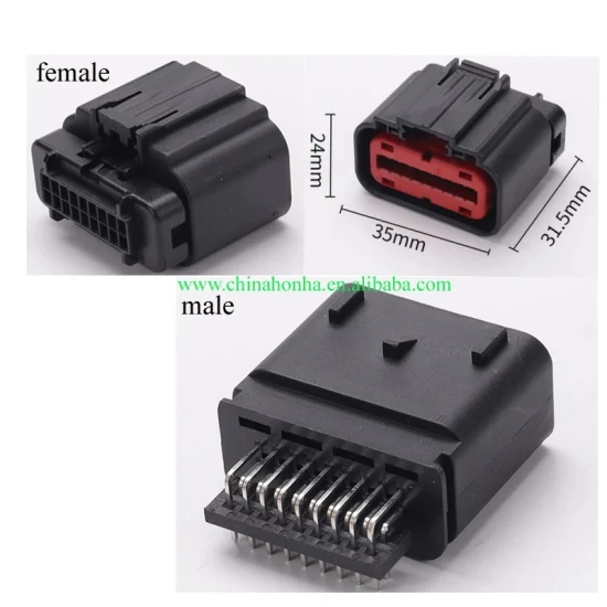 Conector de medidor de flujo de aire automotriz ECU de 18 pines Acc Cruise Socket